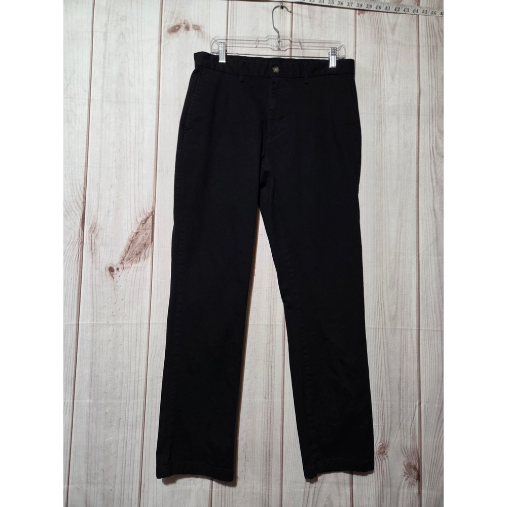Old Navy Mens Built-In Flex Straight Leg Chino Pants Black 32x30